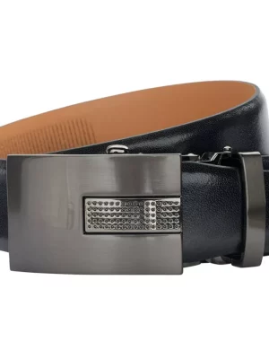 Accessoire Ceinture Plaque Autolock Noir Noir Fonce