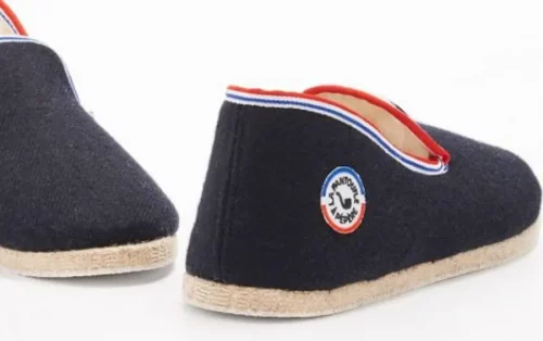 Accessoire Chaussures Uni Drap Bordage Tricolore Bleu Fonce – Image 3