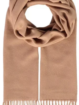 Accessoire Echarpe Tisse Unie Cashmink Beige Moyen