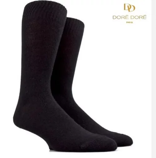 Accessoire Chaussettes Laine & Cachemire Noir Fonce