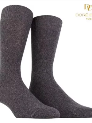 Accessoire Chaussettes Laine & Cachemire Gris Fonce