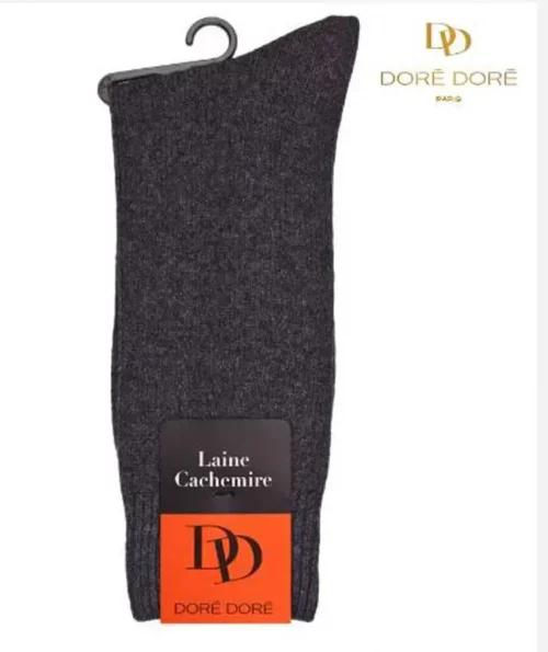 Accessoire Chaussettes Laine & Cachemire Gris Fonce – Image 2