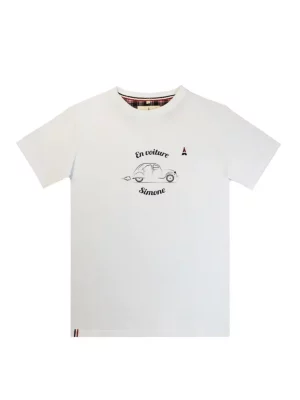 T-shirt Manches Courtes Print 2cv Blanc