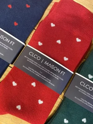 Accessoire Chaussettes Coffret Trio Aimante Bleu Fonce