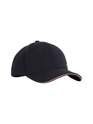 Accessoire Casquette Drap Logo Bleu Fonce