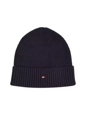 Accessoire Bonnet Coton Cash Tricot Bleu Fonce