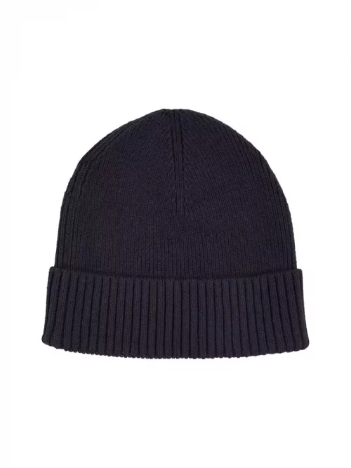 Accessoire Bonnet Coton Cash Tricot Bleu Fonce – Image 2