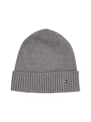 Accessoire Bonnet Coton Cash Tricot Gris Clair