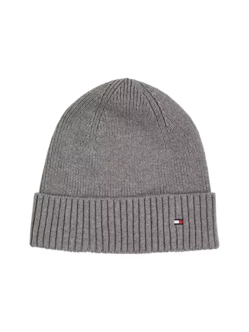 Accessoire Bonnet Coton Cash Tricot Gris Clair