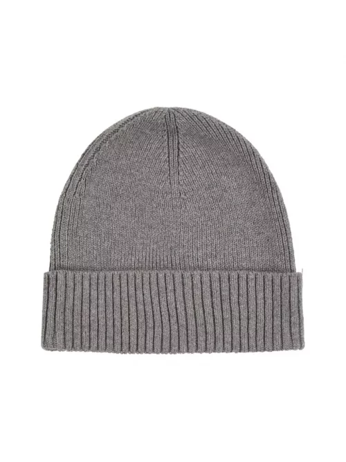 Accessoire Bonnet Coton Cash Tricot Gris Clair – Image 2