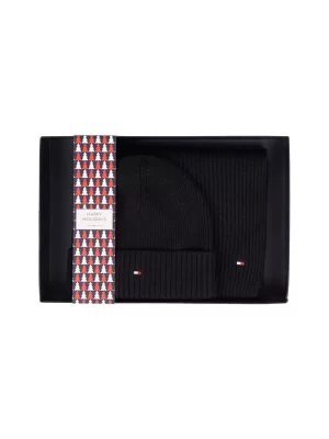 Accessoire Echarpe Coffret Duo Echarpe Noir Fonce