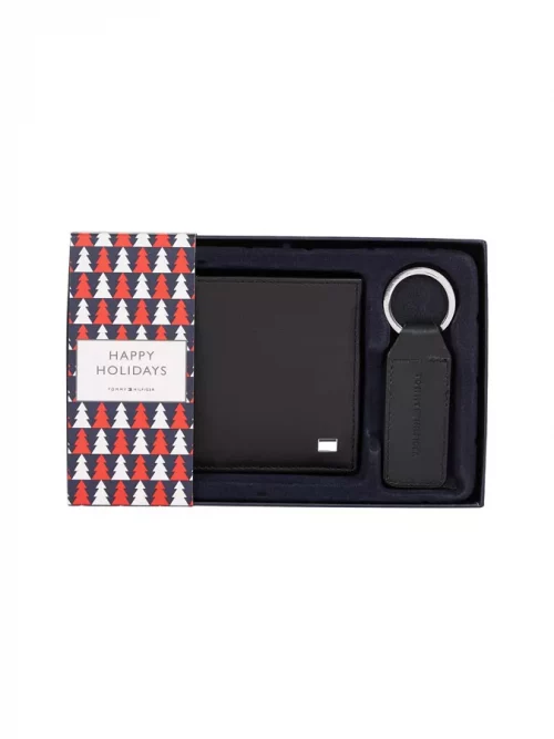 Accessoire Divers Coffret Portefeuille Noir Fonce