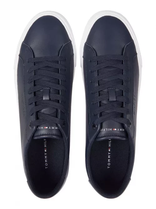 Accessoire Chaussures Sneaker Cuir Bleu Fonce – Image 3