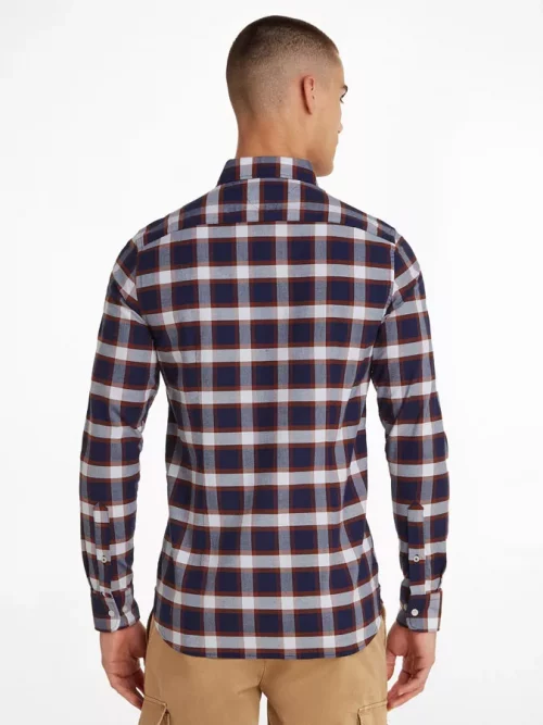 Chemise Manches Longues Sport Kro Gratte Marron Beige Fonce – Image 2