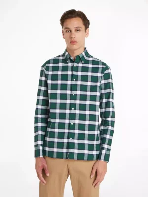 Chemise Manches Longues Sport Kro Gratte Vert Vert Moyen