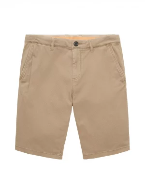 Pantalon Bermuda  Micro Print Beige Moyen