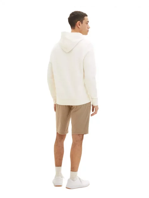 Pantalon Bermuda  Micro Print Beige Moyen – Image 3