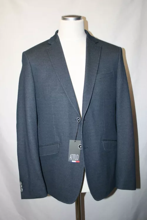 Veste Ville Pointille Actu Bleu Fonce