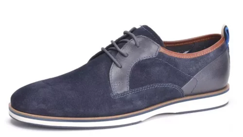 Accessoire Chaussures Rk Croute Cuir Bleu Fonce
