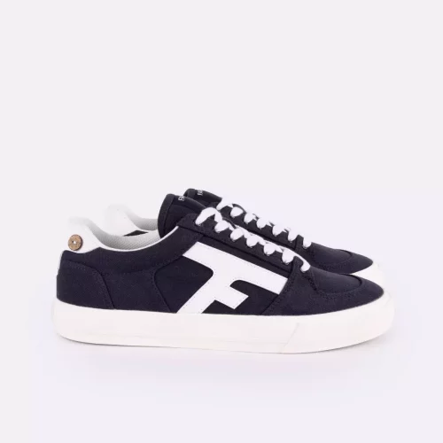 Accessoire Chaussures Basket Coton Bleu Fonce