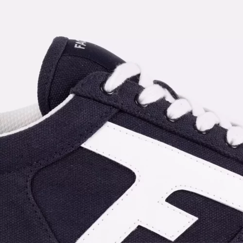 Accessoire Chaussures Basket Coton Bleu Fonce – Image 4