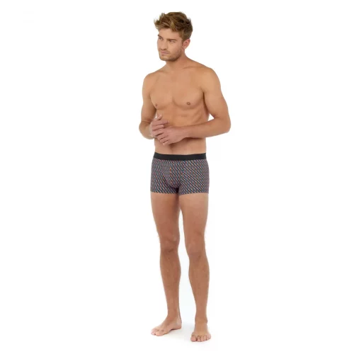 Accessoire Shorty Imp Geometrique Orange Moyen