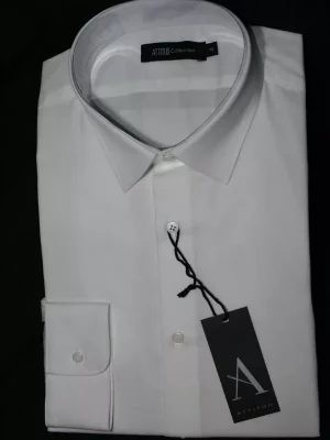 Chemise Manches Longues Ville Twill Uni Modern Psm Beige Clair