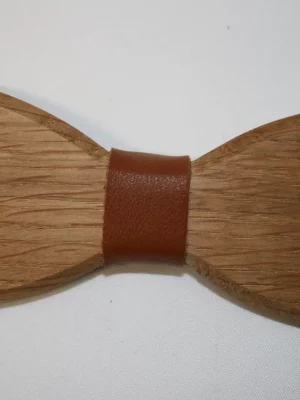 Accessoire NŒud Noeud Bois Cognac Beige Moyen