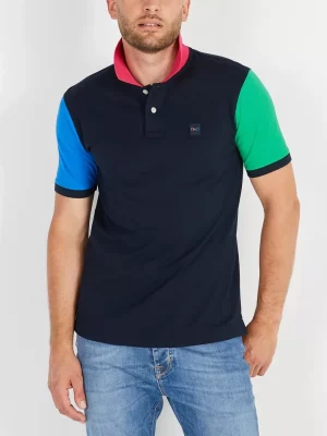 Polo Manches Courtes Patchwork Multico Divers