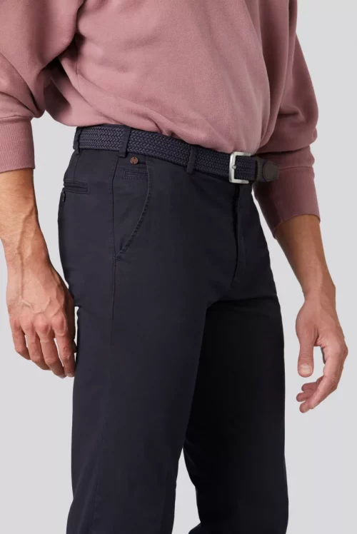 Pantalon Sport Gabardine Stretch Grand Teint Bleu Fonce