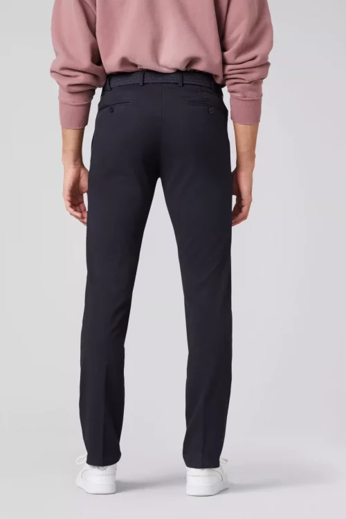 Pantalon Sport Gabardine Stretch Grand Teint Bleu Fonce – Image 3