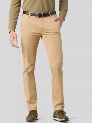 Pantalon Sport Gabardine Stretch Grand Teint Beige Moyen