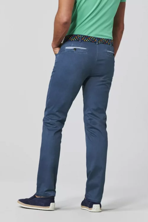 Pantalon Sport Gabardine Stretch Lavee Bleu Moyen – Image 2