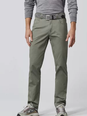 Pantalon Sport Gabardine Stretch Lavee Vert Moyen