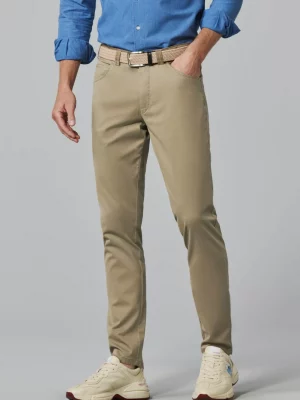 Pantalon Sport Imp Pointille Beige Moyen