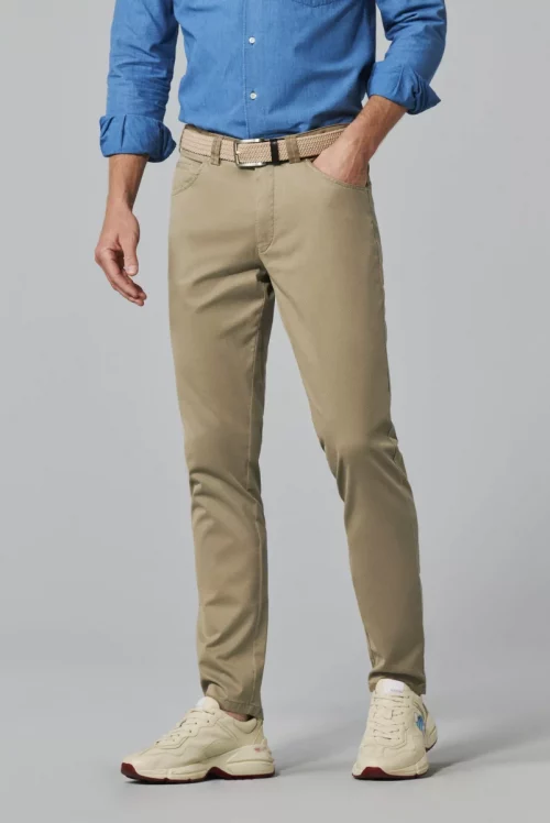 Pantalon Sport Imp Pointille Beige Moyen
