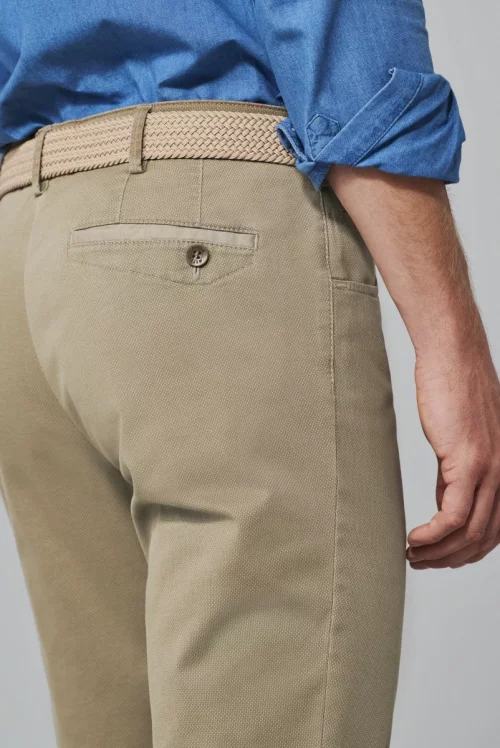 Pantalon Sport Imp Pointille Beige Moyen – Image 4