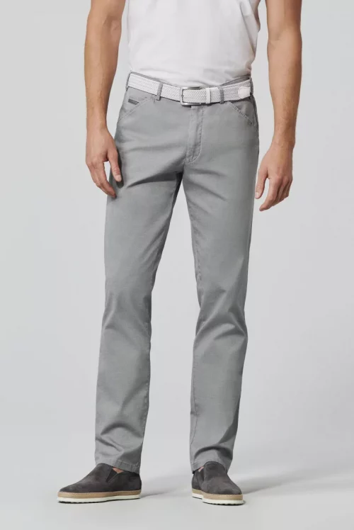 Pantalon Sport Oxford Double Face Gris Clair