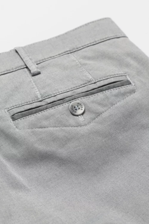 Pantalon Sport Oxford Double Face Gris Clair – Image 4