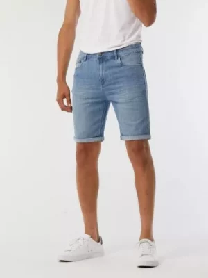 Pantalon Bermuda  Jog Denim Bleu Clair Bleu Clair