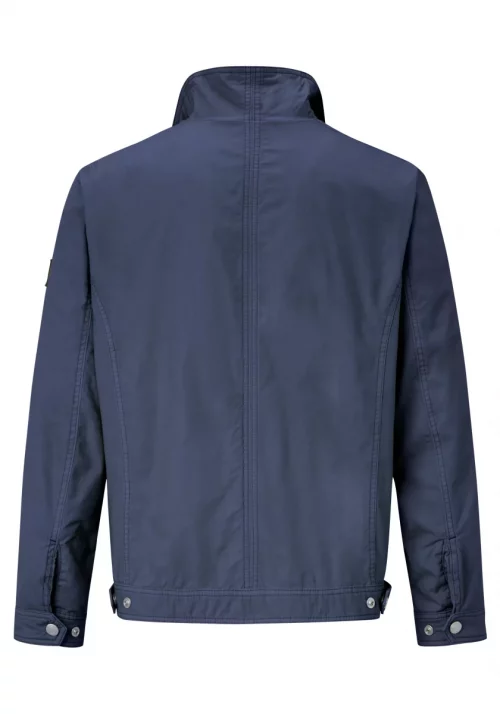 Grosse Piece Blouson Coton Droit Bleu Fonce – Image 2