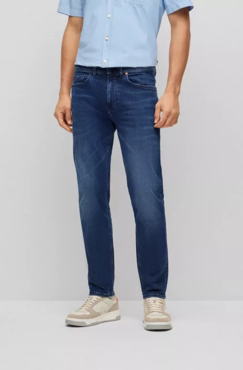 Jean Denim Soft Motion Stone Delave Bleu Moyen
