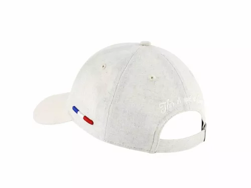 Accessoire Casquette Lin Beige Clair – Image 2