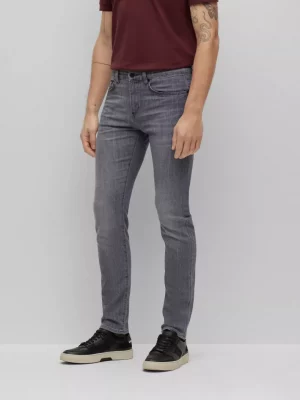 Jean Denim Denim Leger Gris Gris Moyen