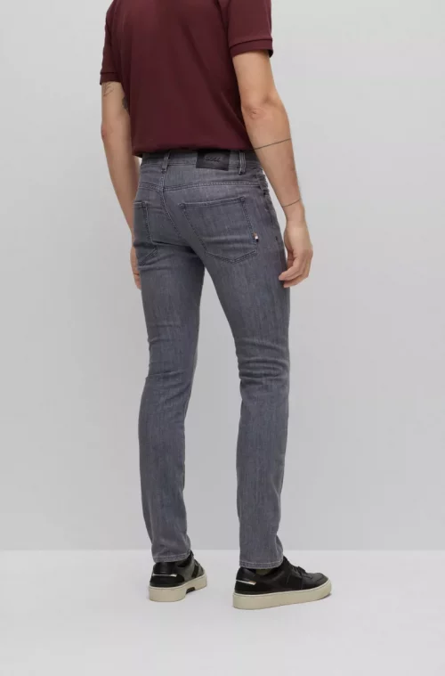 Jean Denim Denim Leger Gris Gris Moyen – Image 3