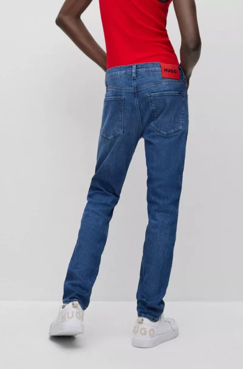 Jean Denim 734 Denim Stone Delave Bleu Moyen – Image 2