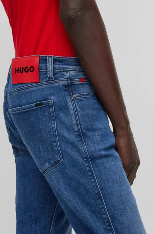 Jean Denim 734 Denim Stone Delave Bleu Moyen – Image 3