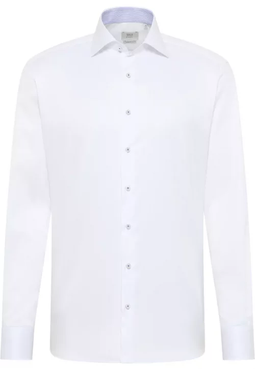 Chemise Manches Longues Ville 1863 Unie Avec Oppo Blanc