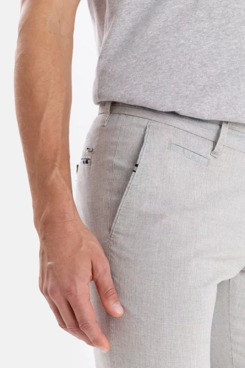 Pantalon Sport Pied Puce Gris Clair – Image 3
