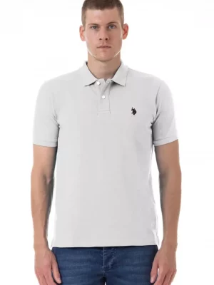 Polo Manches Courtes Pique Uni Blanc